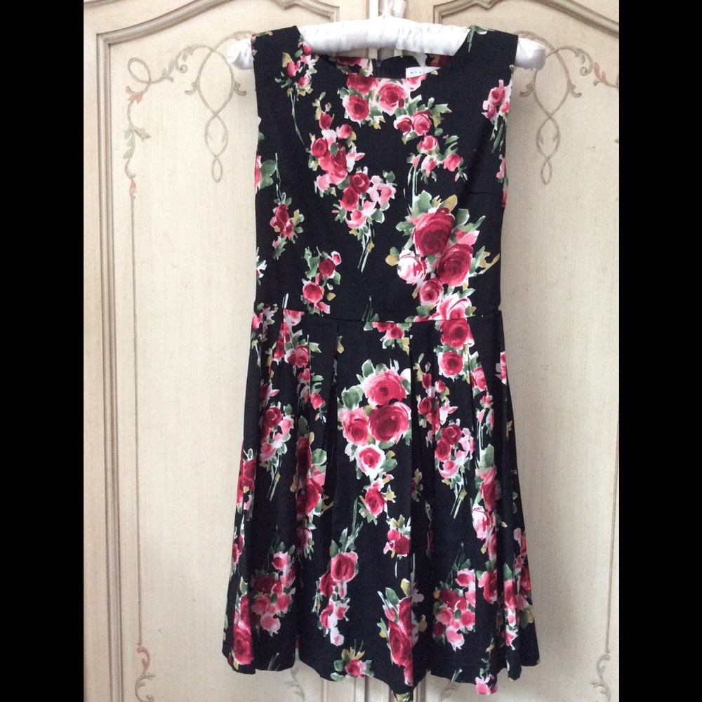 Valentine's Monteau Boatneck A Line Dress